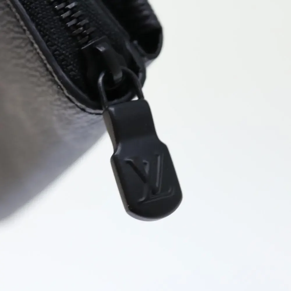 Louis Vuitton Monogram Eclipse Discovery Compact Wallet Black